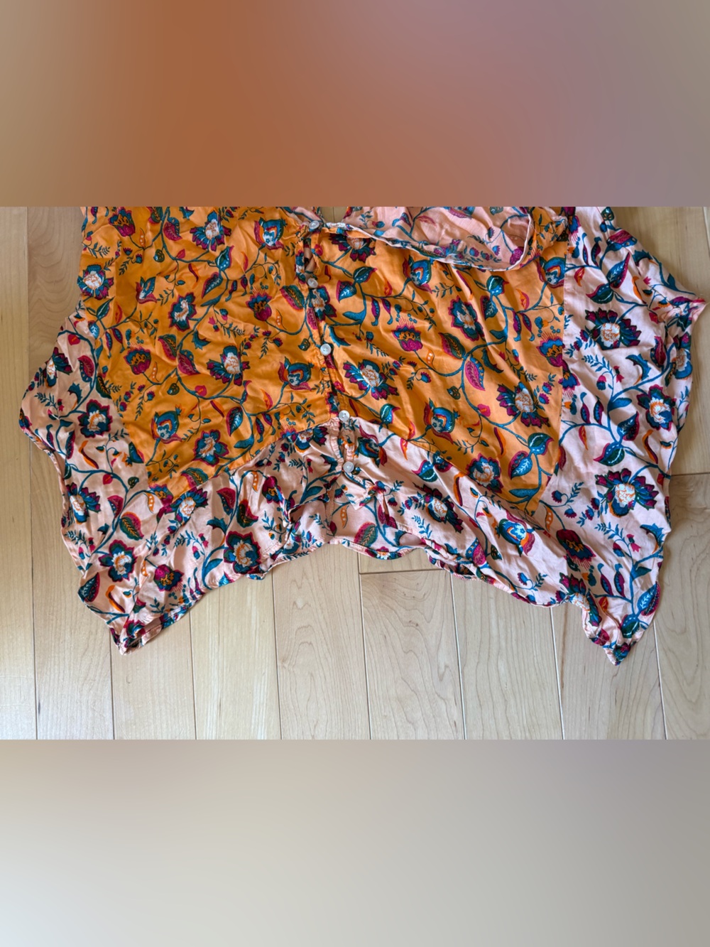 Anthropologie printed tank, size medium - Picture 4 of 5